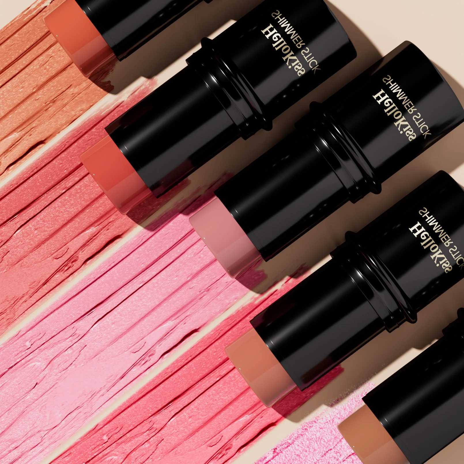 Waterproof Shimmer Face Bronzer 15 Color Highlighters Glitter Corrector Contour Illuminator Stick Creamy B Makeup CosmeticsW250217