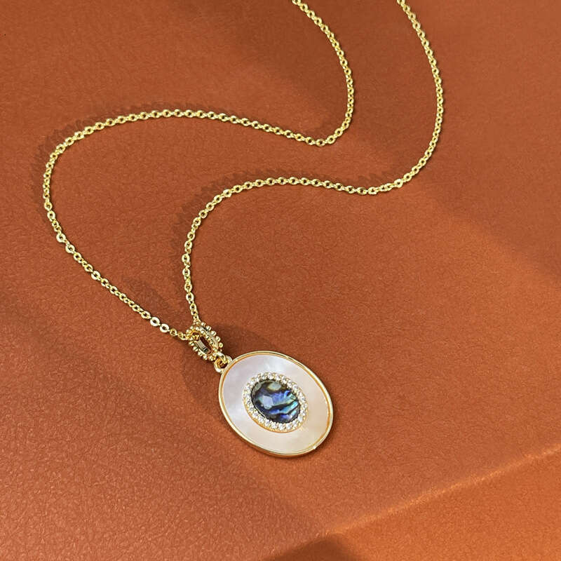 True Shell Ins Internet Celebrity Non fading Anti Allergy Pendant Accessories Clavicle Chain Versatile Korean Edition Light