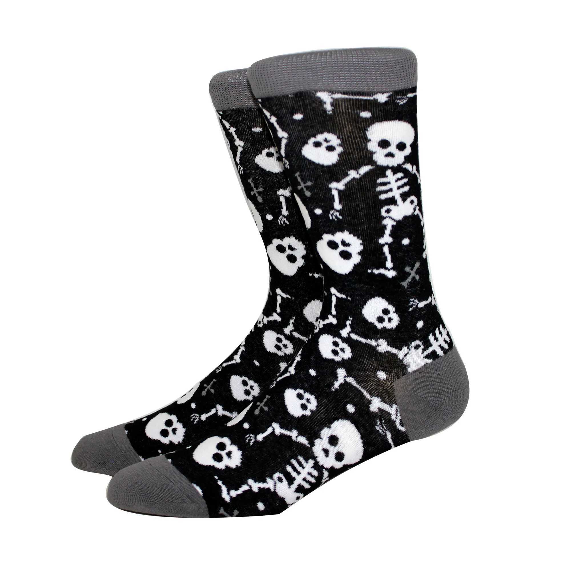 New Hot Selling Halloween Womens Harajuku Socks Fun Skeleton Alien Mens Socks Pumpkin Socks Monster Socks Bat Crew Socks Anime Socks W250217
