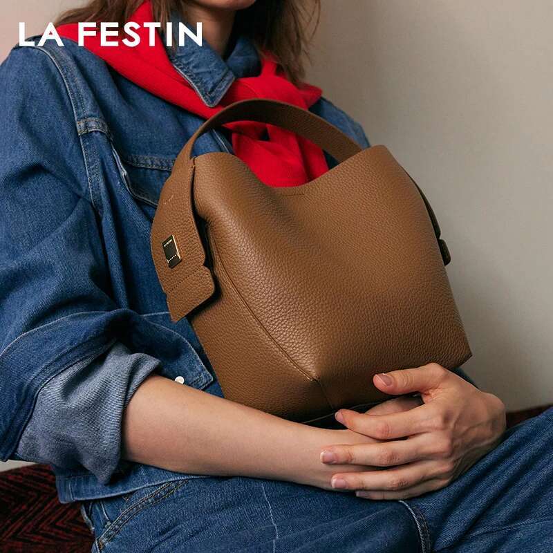 LA FESTIN Bags For Women Trend 2024 Handbags Woman Leather Fashion Designer Shoulder Crossboby Bag