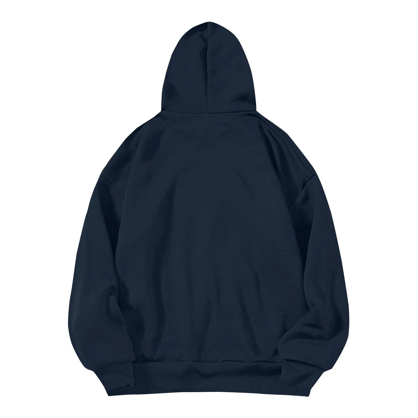 y2k Solid Minimalist Womens Hoodie Long Sleeve With Pocket Casual Daily Wear Women Hoodies Autumn Sudadera de mujer 250213