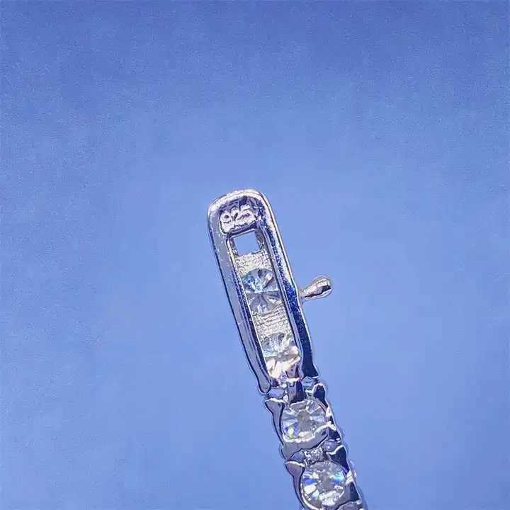 Luxury Bracelet Fashion Jewelry Bracelet 2mm 3mm 4mm 5mm Moissanite Tennis Chain Bracelets With 925 Silver for Man