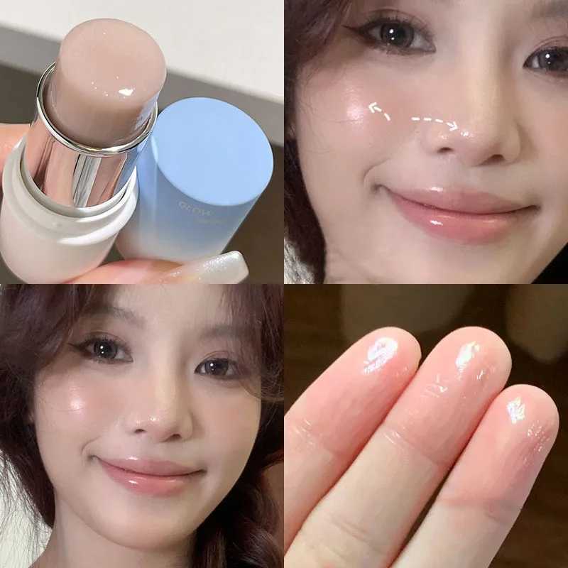 Shimmer Highlighter Stick Natural Water Light Clear Fine Shining Pearl Contour Shading Brightening Face Illuminator Dupes MakeupXJ250217