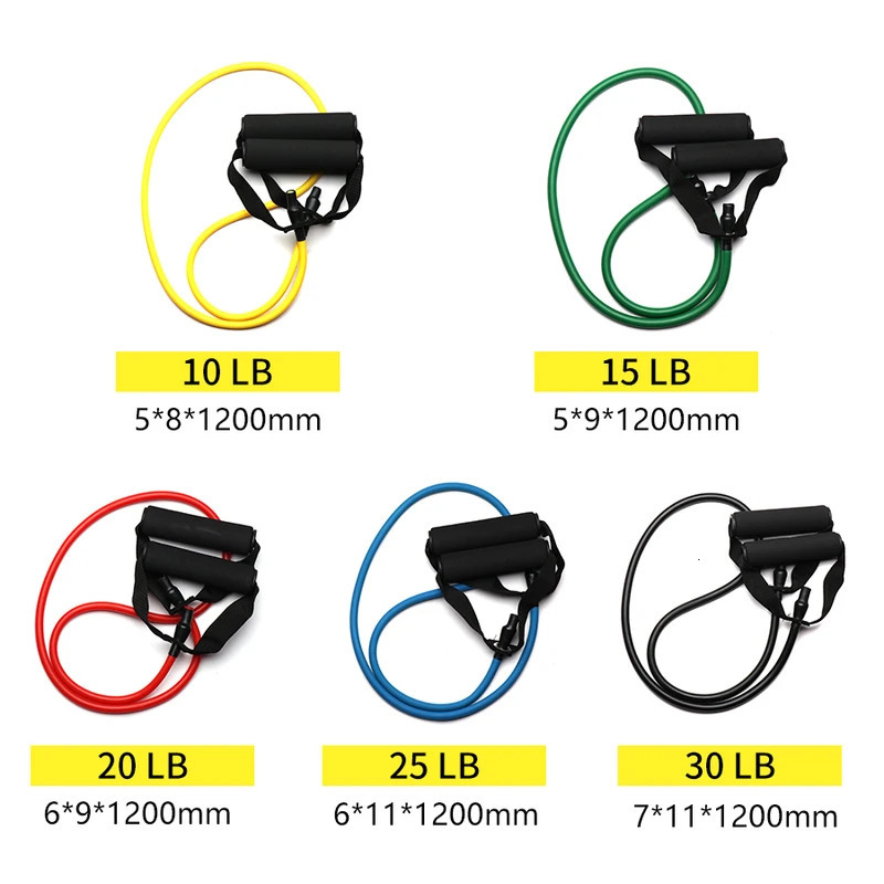 12M Yoga Pulling Rope TPE Fitness Training Resistance Belt Rubber Elastic Expansion Machine Exercise Equipment 250213