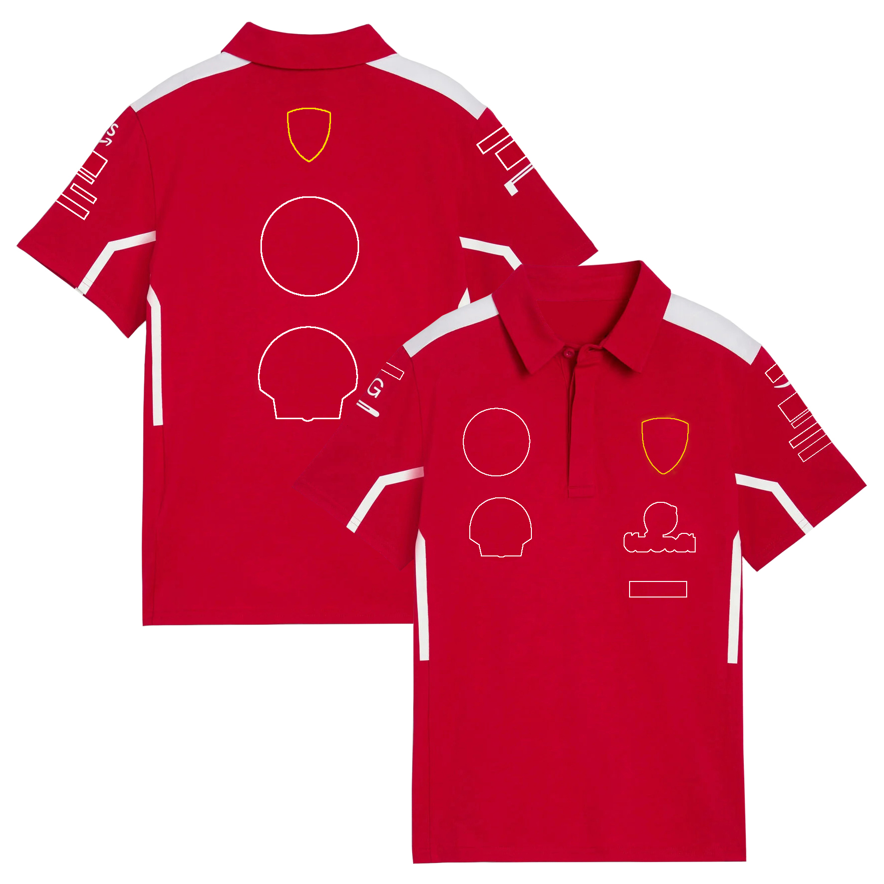 2025 F1 Team Men's T-shirt Formula 1 Driver Racing Suit T-shirts Fans Red Round Neck Short Sleeve Jersey Unisex Tee Plus Size Custom