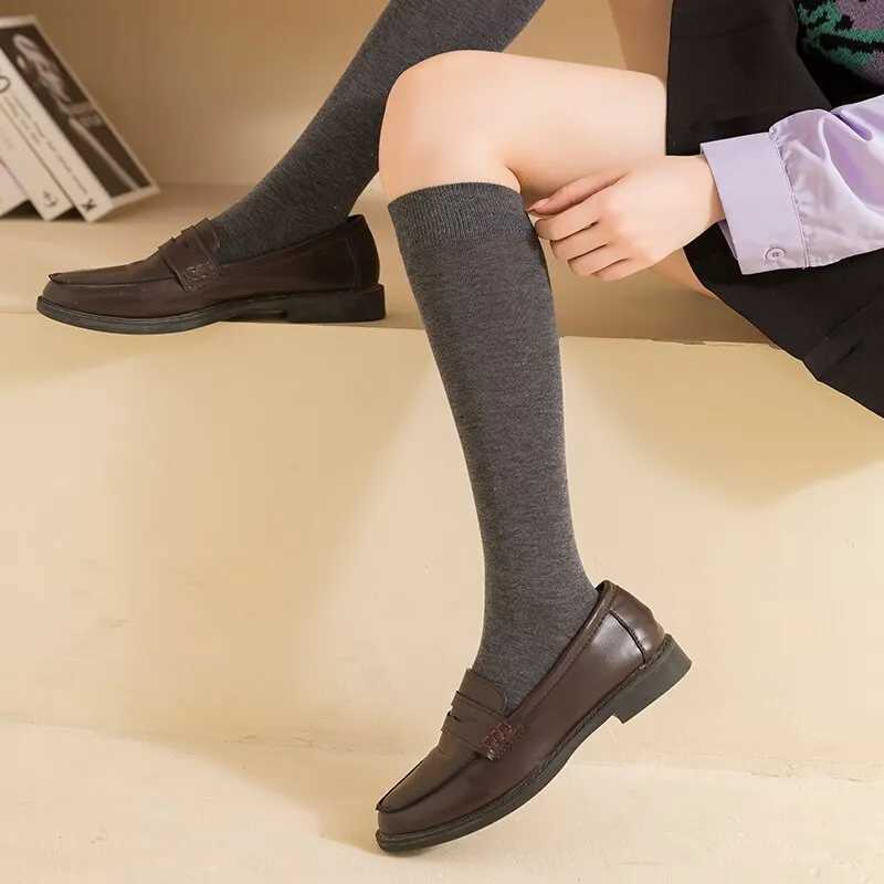 2 pairs of sports compression socks with solid color patterns used for calf pressure running and weight loss cycling W250217