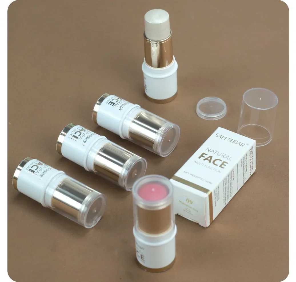 3-color fluorescent stick Bright skin tone contour Natural stereo concealer B multi-purpose stickW250217