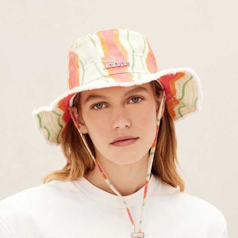 Fishing Hat Wide Brim Cover Sunshade Summer Must Have Item Colorful Painting Drop Shipping W250217