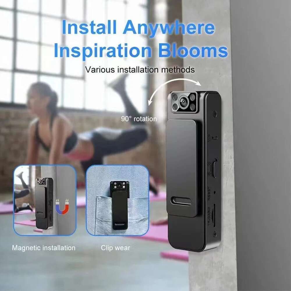 HD 1080P Digital Built -in MIC Mini Body Worn Camera 130 Degree Wide Angle Sports DV Car DVR with Clip Separate Recording