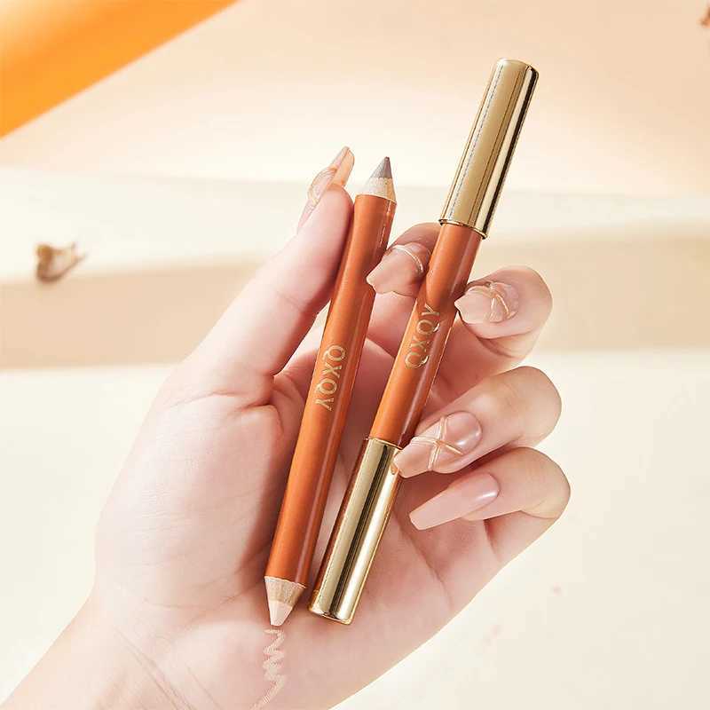 Three dimensional Fine Double Head Contour Pen to Lighten Tear Hole Natural Touch Nose Shadow Contour Holding HighlighterW250217