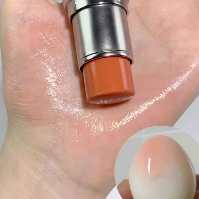 Glossy Highlight Stick Pearlscent Brighten Eye Cheek Silkworm Solid Eyeshadow Balm Shimmering Moisturizing Non-stick MakeupXJ250217