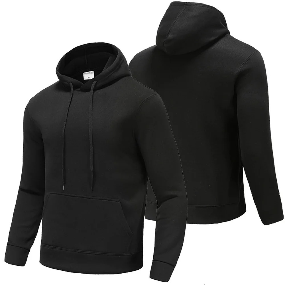 Fashion Autumn Fleece Hoodies Mens Womens Solid Color Winter Loose Sweatshirts Outdoor Sports Casual Hooded Pullover Unisex 250214