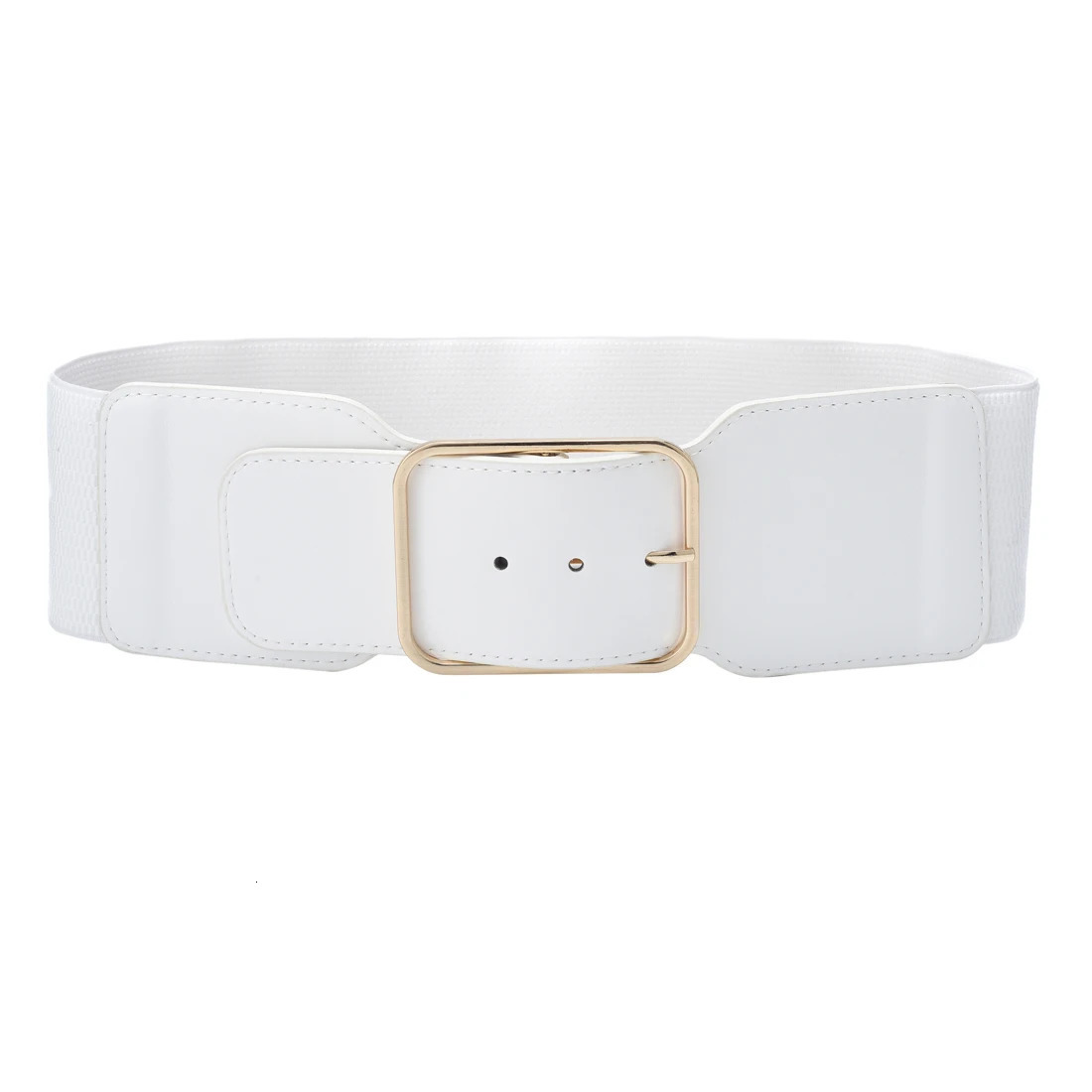Women Stretchy Wide Waist Belt Ladies Elastic Dress Cummerbund with Pin Buckle Stretch Fashion Cinch Belts 250213