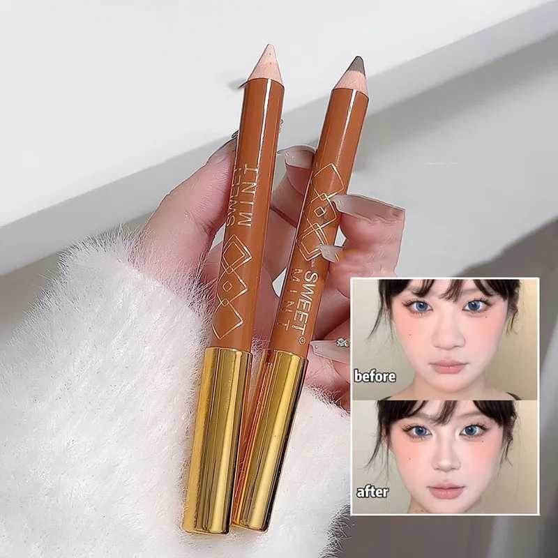 Double-ended Contouring Shading Pen Face Brighten Nose Shadow Profile Natural Three-dimensional Highlight Stick Korean MakeupW250217