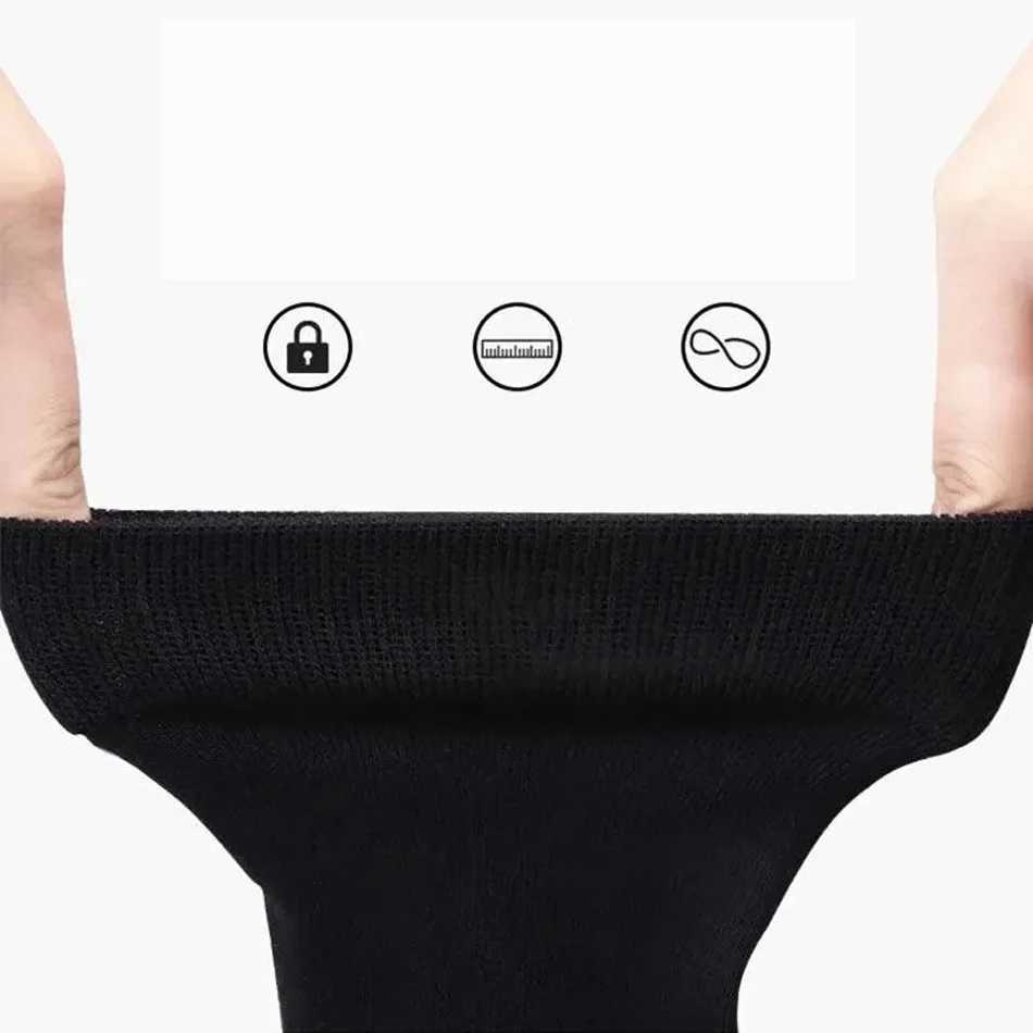 0 Pairs Mens Cotton Socks New Style Black Business Men Socks Soft Breathable Summer Winter for Male Socks Plus Size 38-47 W250217