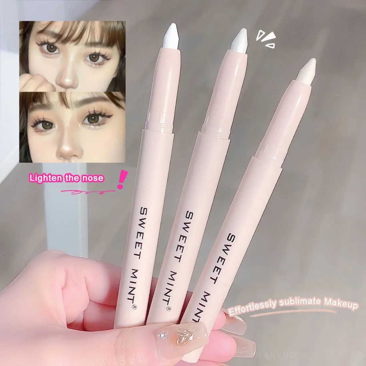 Eye Shadow Lying Silkworm Highlighter Pen Korean Eyes Makeup Matte White l High-gloss Brightening Glitter Eyeshadow StickW250217
