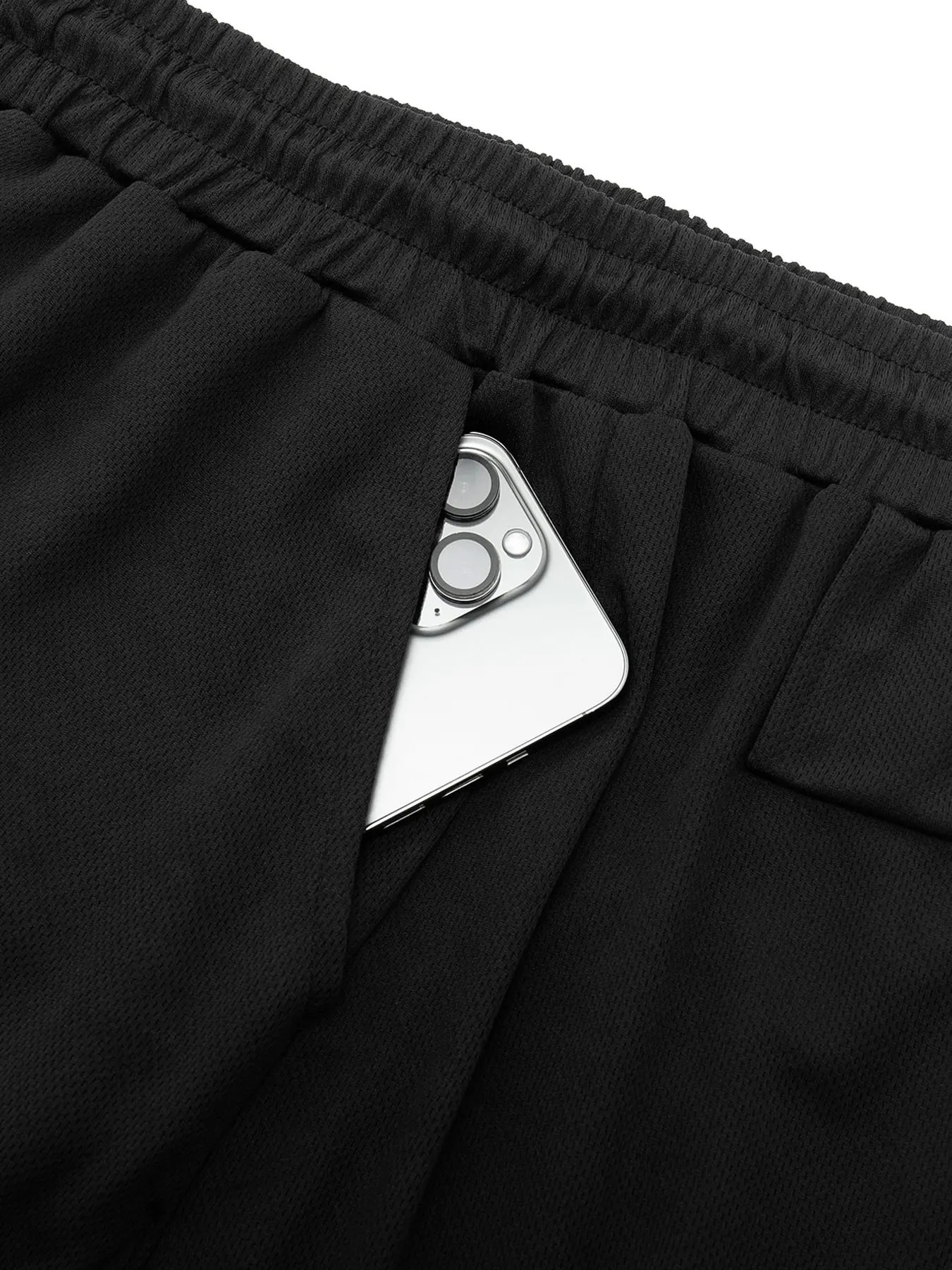 2in1 Mens Performance Running Shorts MoistureWicking Compression Support With Secure Zipper Pocket For Gym Training 250217