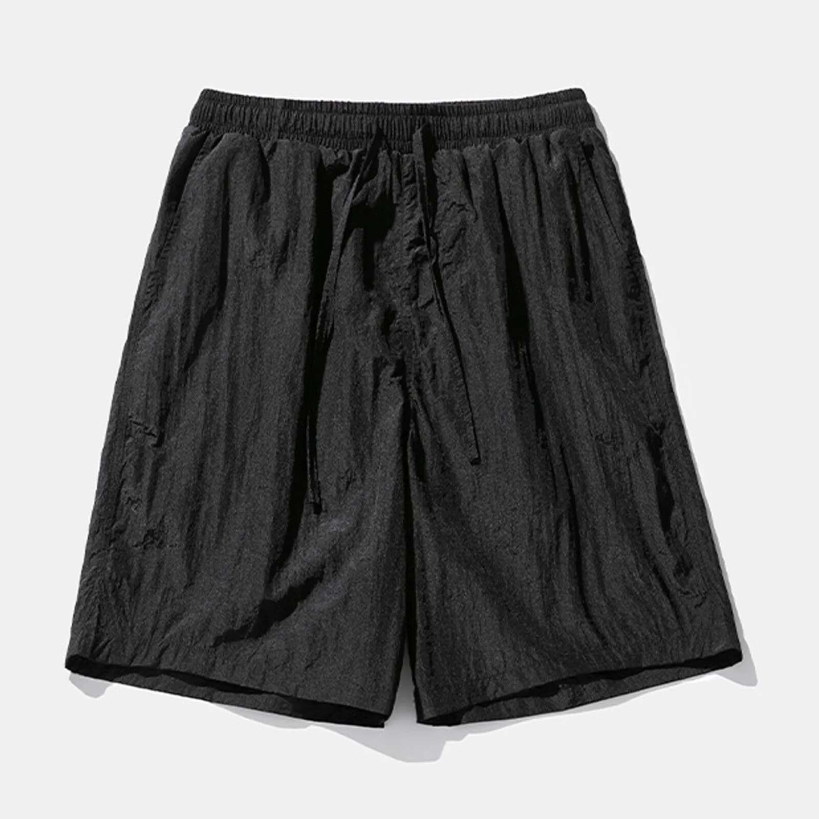 Men's Ultra-thin Beach Outdoor Casual Shorts Men's Designer Shorts Summer New Style Slightly Wrinkled High-quality Street Sports Straight Le