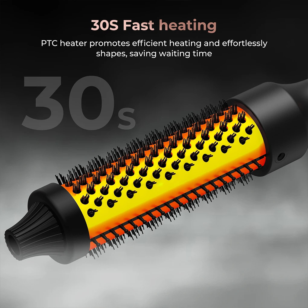 Curling Brush Aluminum Pass Size 38mm Suitable For Travel Automatically Shut Down After 15 Minutes As shown US 250214