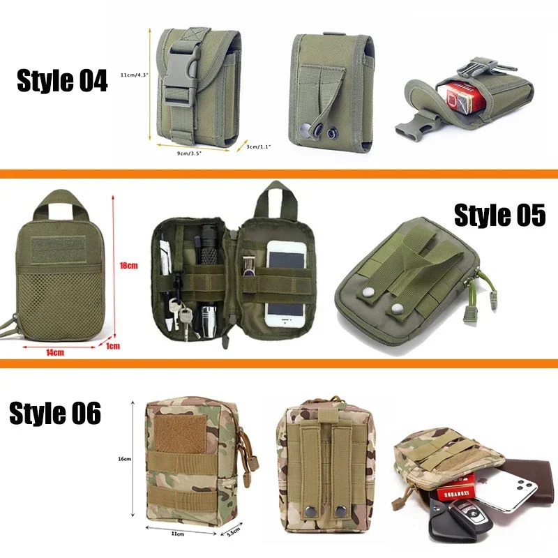 Outdoor sports bag Molle system accessory tactical for easy carrying wearresistant and scratch resistant 250118
