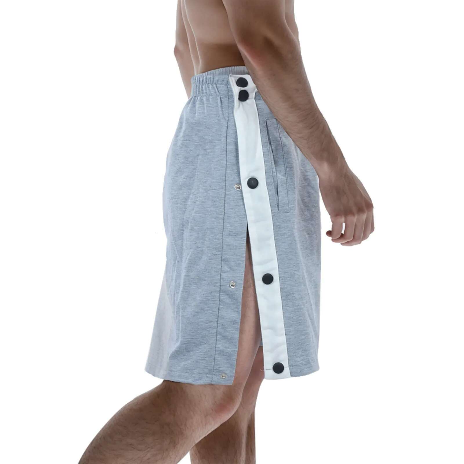 Summer New Side Single Breasted Men's Designer Shorts With Deep Pocket Loose Fit Outdoor Leisure Running Shorts For Exercise And Training Basketb