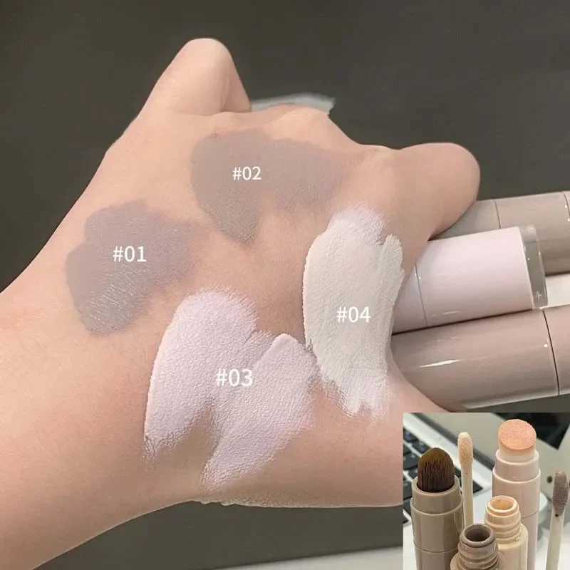Liquid Highlighter Contour Stick Concealer Lasting Dark Circles Corrector Face Matte Brown Bronzer Nose Shadow Cosmetics MakeupW250217