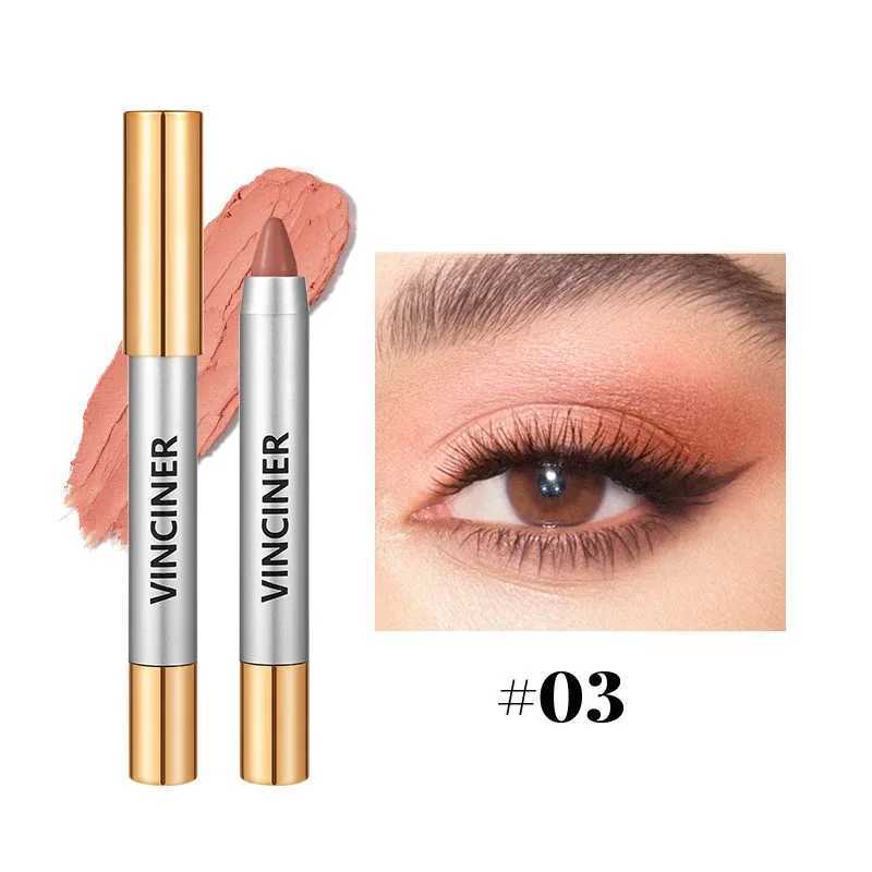 8 Colors Lescent Eyeshadow Pencil Waterproof Long Lasting Shimmer Highlighter Eye Shadow Eyeliner Stick Eyes Makeup ToolW250217