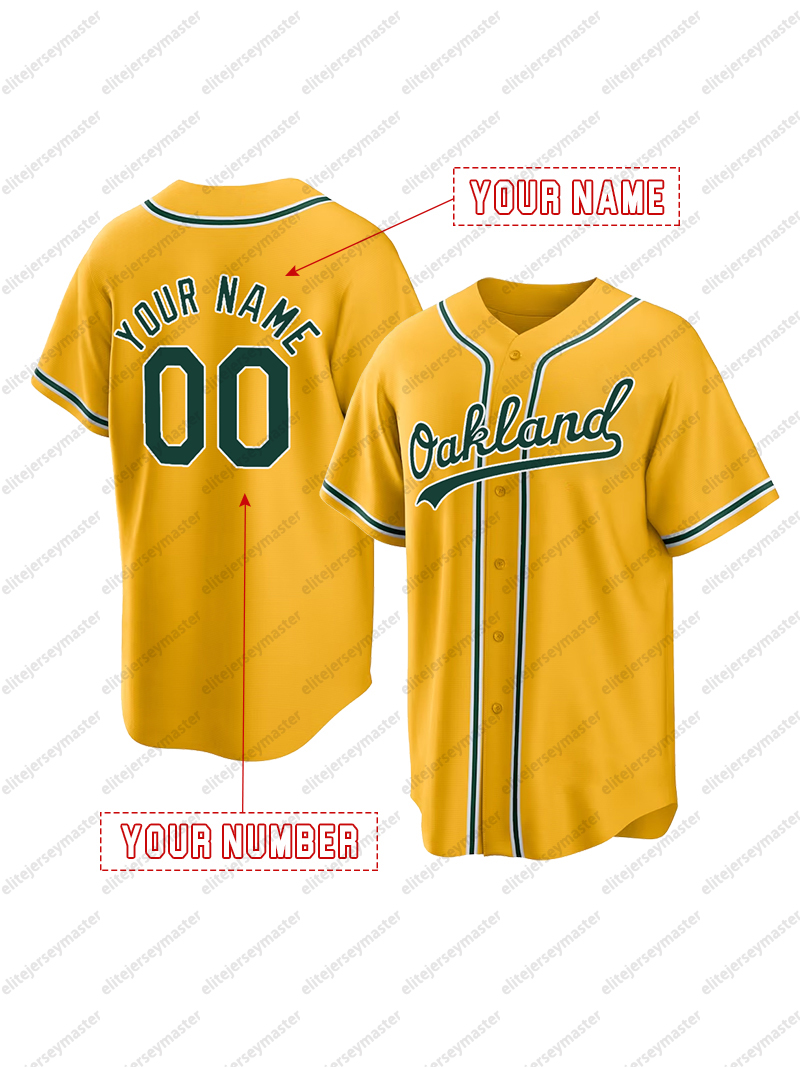 Nick Kurtz 16 Brent Rooker 25 Zack Gelof 20 Jacob Wilson 5 Tyler Soderstrom 21 Shea Langeliers 23 Personalized Customized Baseball Jerseys Custom Any 