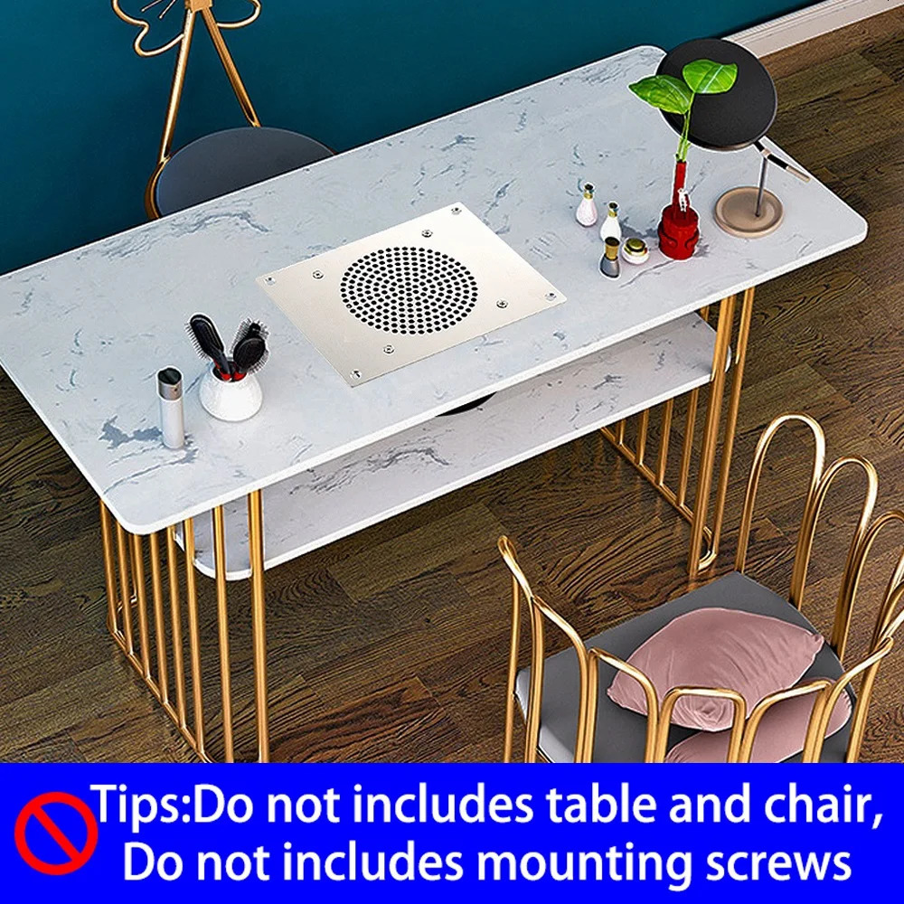 Built-in Table Desk Nail Dust Suction Vacuum Cleaner Nail Polish Dust Collector Manicure Machine Nail Gel Vacuum Remover Device 250214