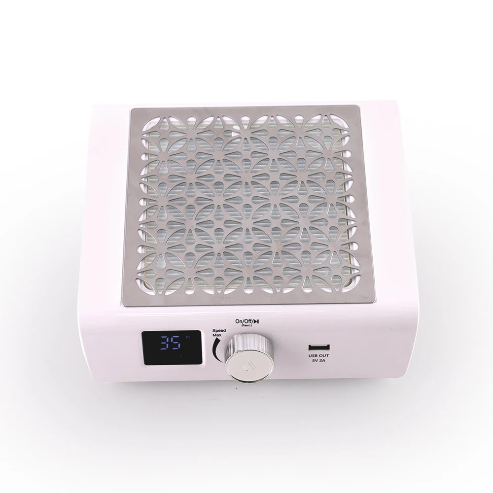 Wireless 85W Powerful Strong Suction Nail Dust Collector Vacuum 4500RPM Battery Nail Dust Cleaner With Replaceable Fitter 250214