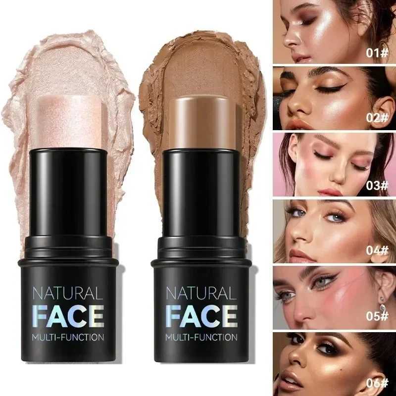 NEW Waterproof Contouring Bronzer Highlighters Stick Glitter Silky Nose Shadow Ber Corrector Illuminator CosmeticsW250217