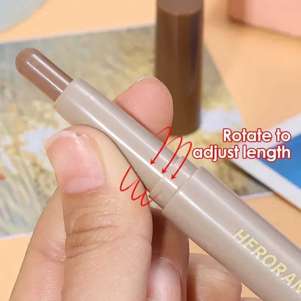 Double-ended Contour Stick with Brush Natural Matte Shadow Waterproof Contouring Wand V-face Shaping Contour Pen Face MakeupXJ250217