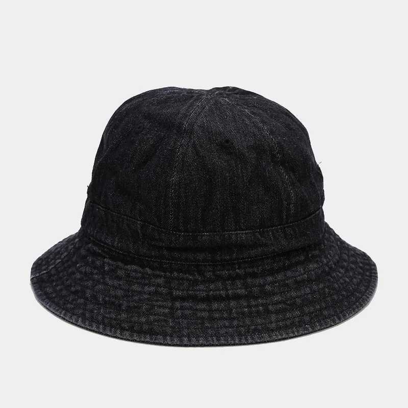 2022 New Foldable Fisherman Hat Washed Denim Bucket Hat Unisex Fashion Bob Hat Hip Hop Hats Mens Ladies Panama Bucket Hat Cap W250217