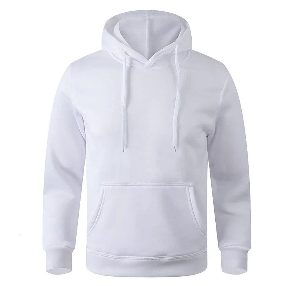 Fashion Autumn Fleece Hoodies Mens Womens Solid Color Winter Loose Sweatshirts Outdoor Sports Casual Hooded Pullover Unisex 250214