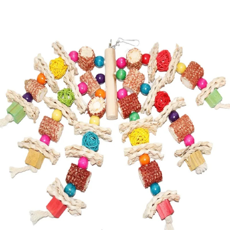 Toy Big Bite Golden Sun Diamond Grey Parrot Bite Toy Bird Toy 250206