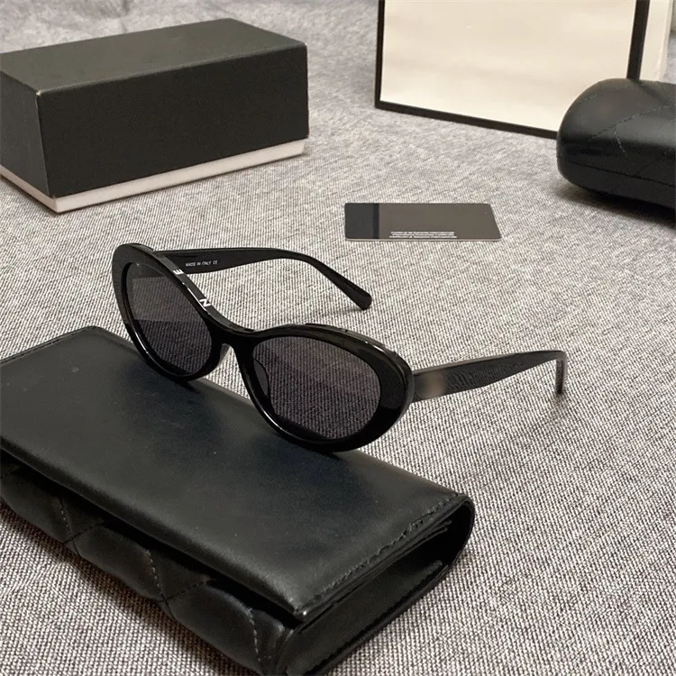 Designer sunglasses female 5416 vintage oval sunglasses Ins letter series sunglasses high-quality