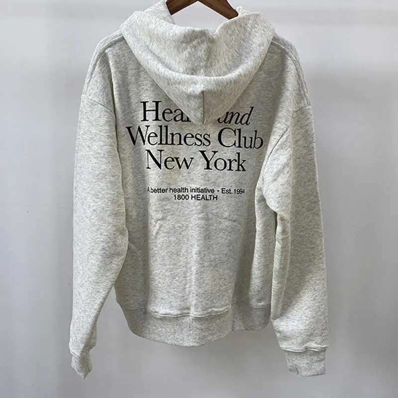 Letters Graphic Print Hoodies Sweatshirts Women Long Sleeve Grey Cotton Sweatshirts Autumn Winter Hoodies Female