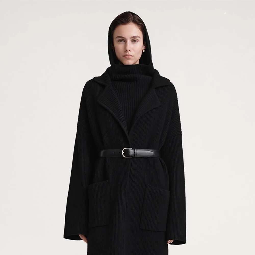 2025 Early Spring New Women Shawl Y2k Ribbed Blend Simple Fashion Hundred Knit Hooded Scarf Top