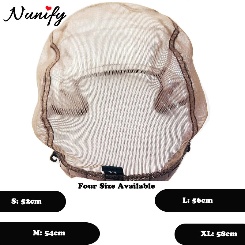 Full Swiss Lace Wig Cap With Adjustable Strap For Making Lace Wigs 1Pcs Ventilating Wig Cap For Hair Extension Wig Accessories 250214