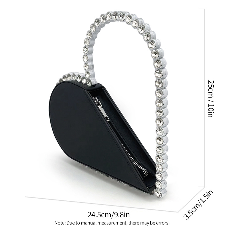 Women Evening Bag Round Diamond Crystal Diamond Clutch