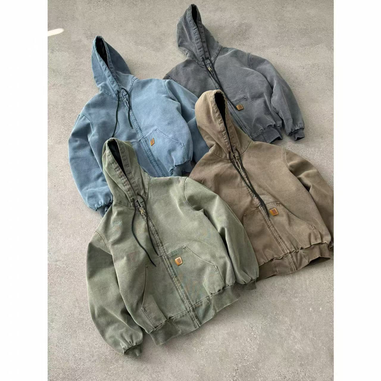 Hip Hop Gothic Layered Zipper Hoodie Y2k Clothes Harajuku Punk Loose Sweatshirt Hoodie Retro Pullover Tops Streetwear 241121