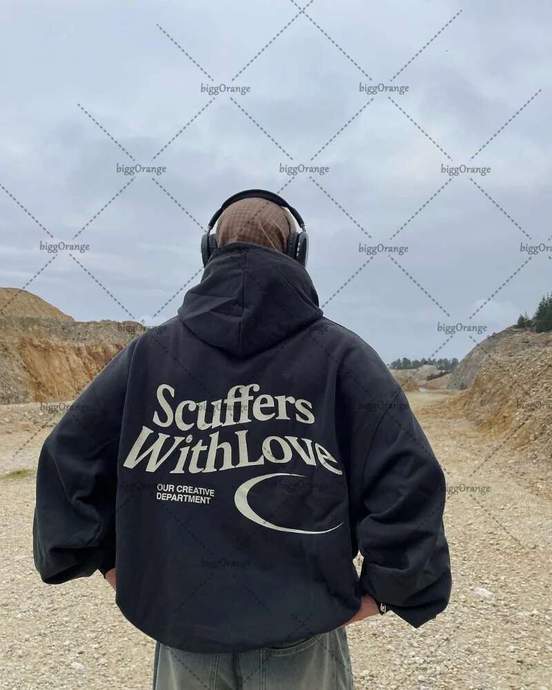 Fashion kawaii clothing letters oversized pullover women's Y2K street hip-hop Haruku loose all-match sweater men's