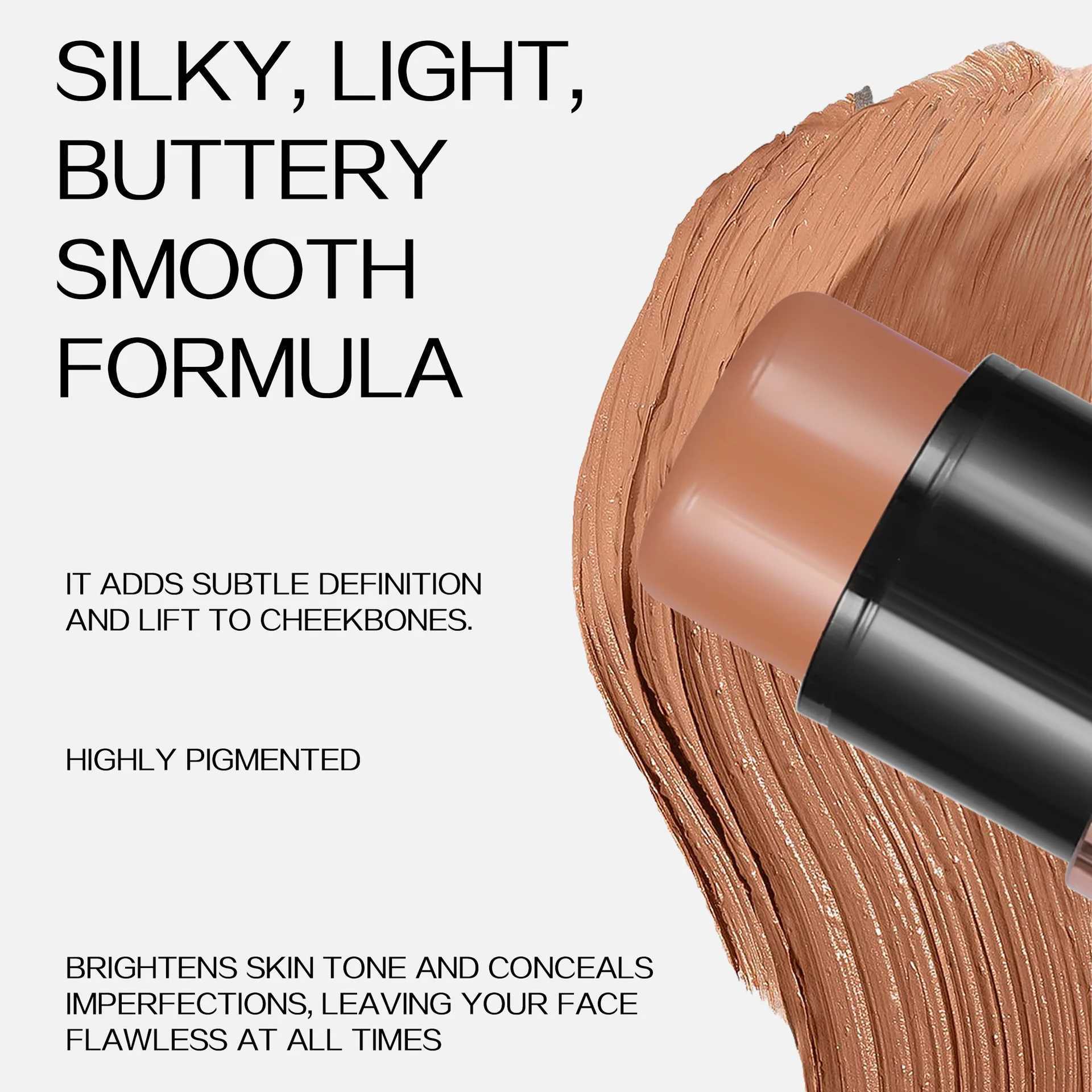 Handaiyan Double Head Highlighters Cosmetic Stick Nature Three-dimensional Nose Shadow Concealer Modify Face Shape MakeupW250217