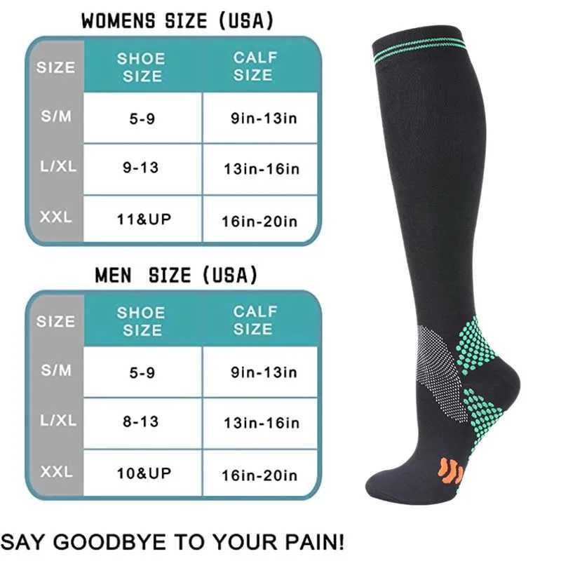Compression Socks 20-30 Mmhg Medical Nursing Stockings Best For Flight Travel Maternity Pregnancy Edema Diabetes Varicose Veins W250217