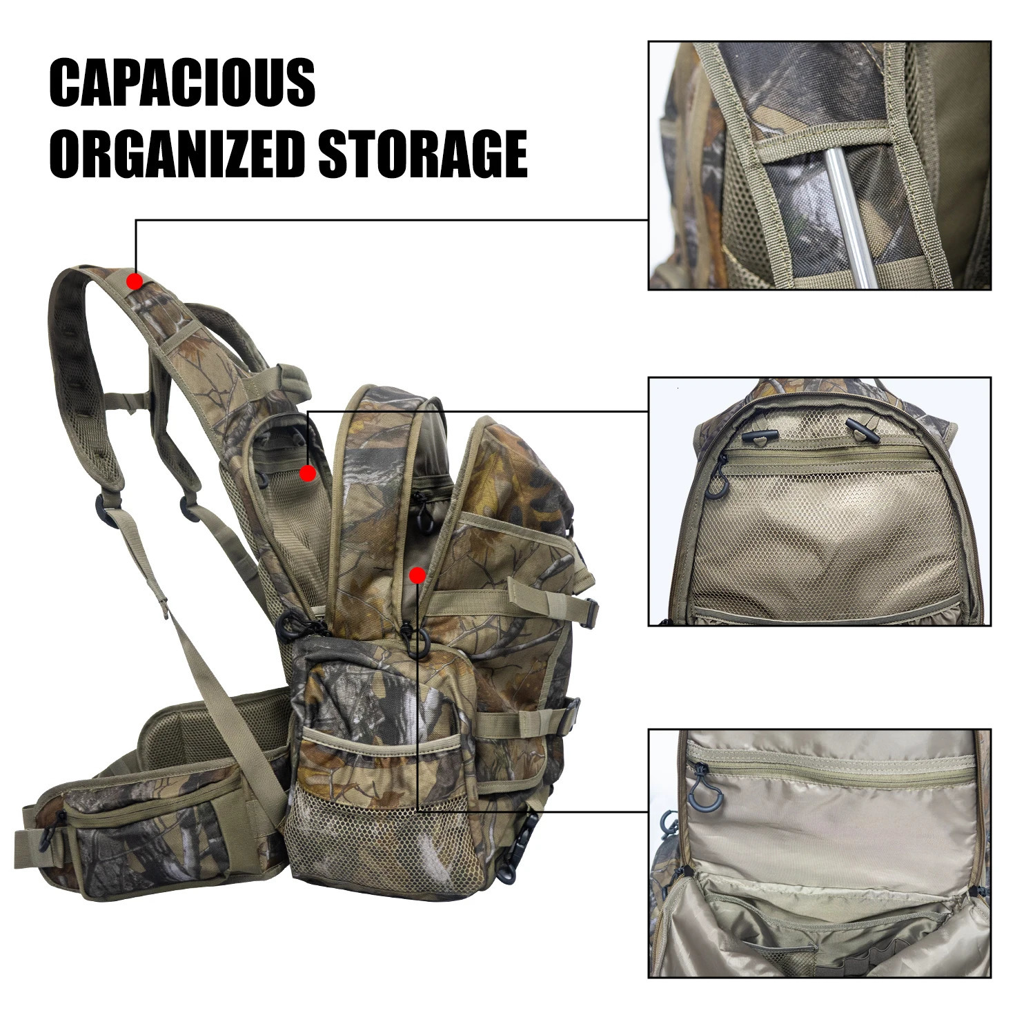 WESTTUNE Man Strategic Tactical Backpack Outdoor Waterproof Camping Hunting Sport Bag for Rifle Bow Gun 250118