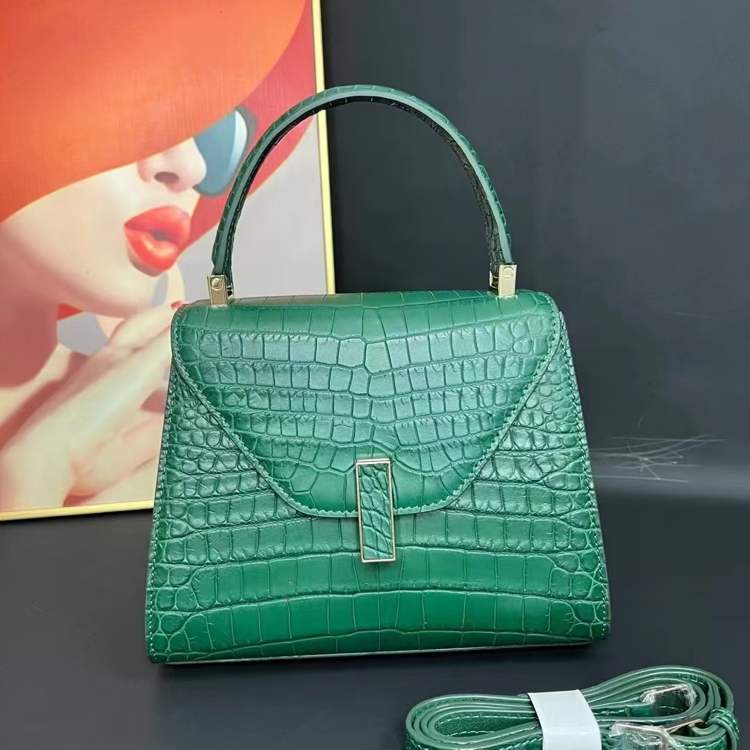 Handmade Bag Crocodile Baby Crossbody Bag Luxury Chain Bag Genuine Leather Crocodile Women bag pure handmade tile bag NO LOGO