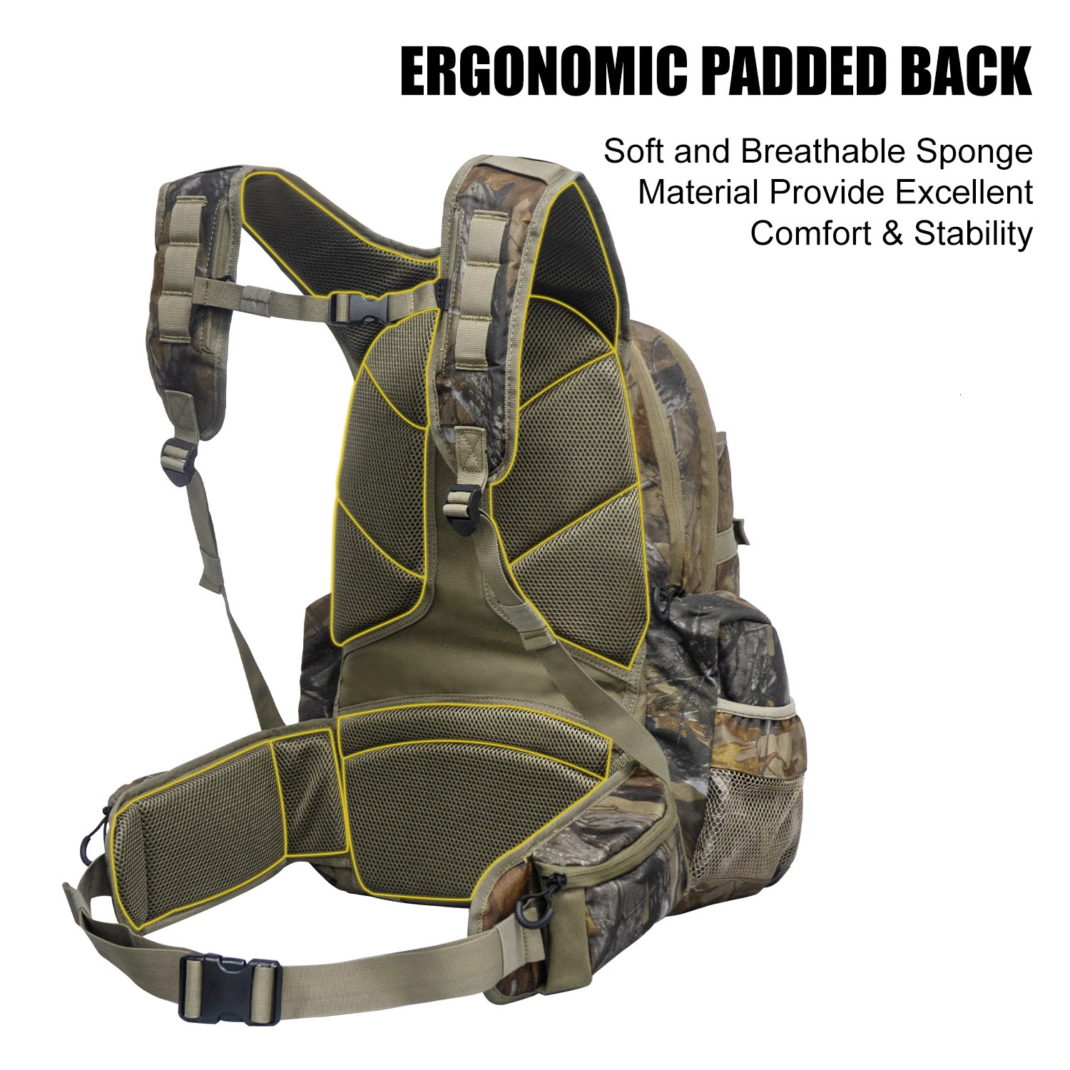 WESTTUNE Man Strategic Tactical Backpack Outdoor Waterproof Camping Hunting Sport Bag for Rifle Bow Gun 250118