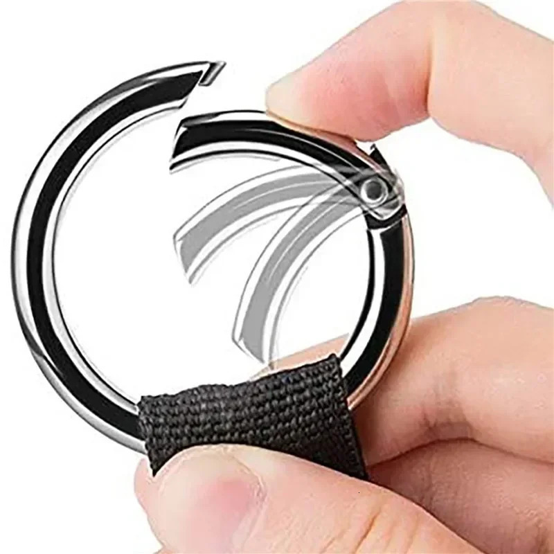 Holiday Travel Portable Black Nylon Suitcase Hanging Bag with Zinc Alloy Hiking Buckle Strap with External Hook Strap 250214