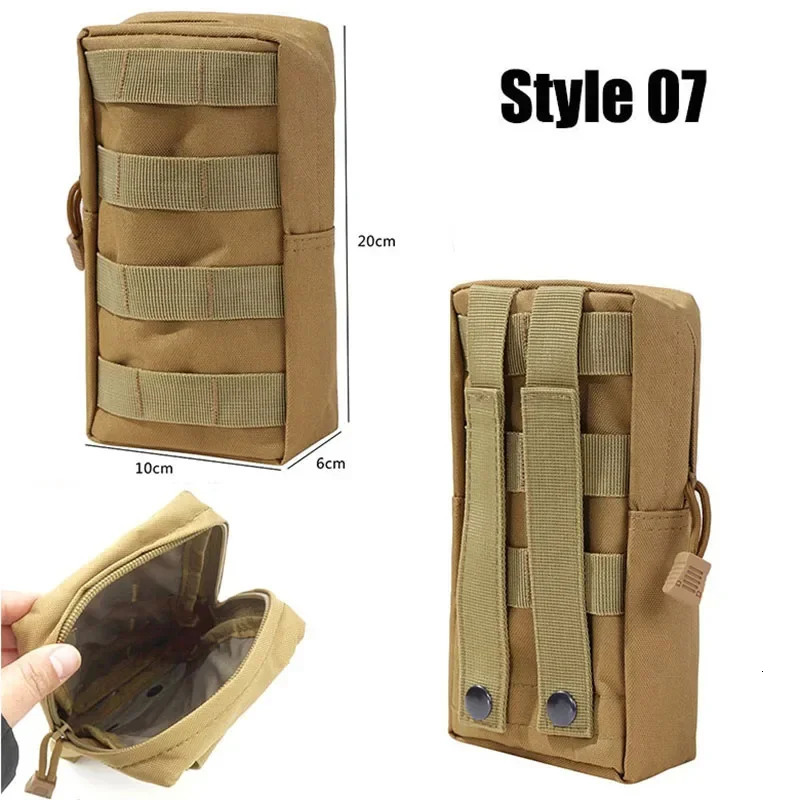 Outdoor sports bag Molle system accessory tactical for easy carrying wearresistant and scratch resistant 250118