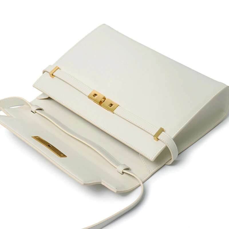 New Ladies Square Tofu Cowhide Trendy Crocodile Pattern One Shoulder Messenger Women's Design Brand Bag